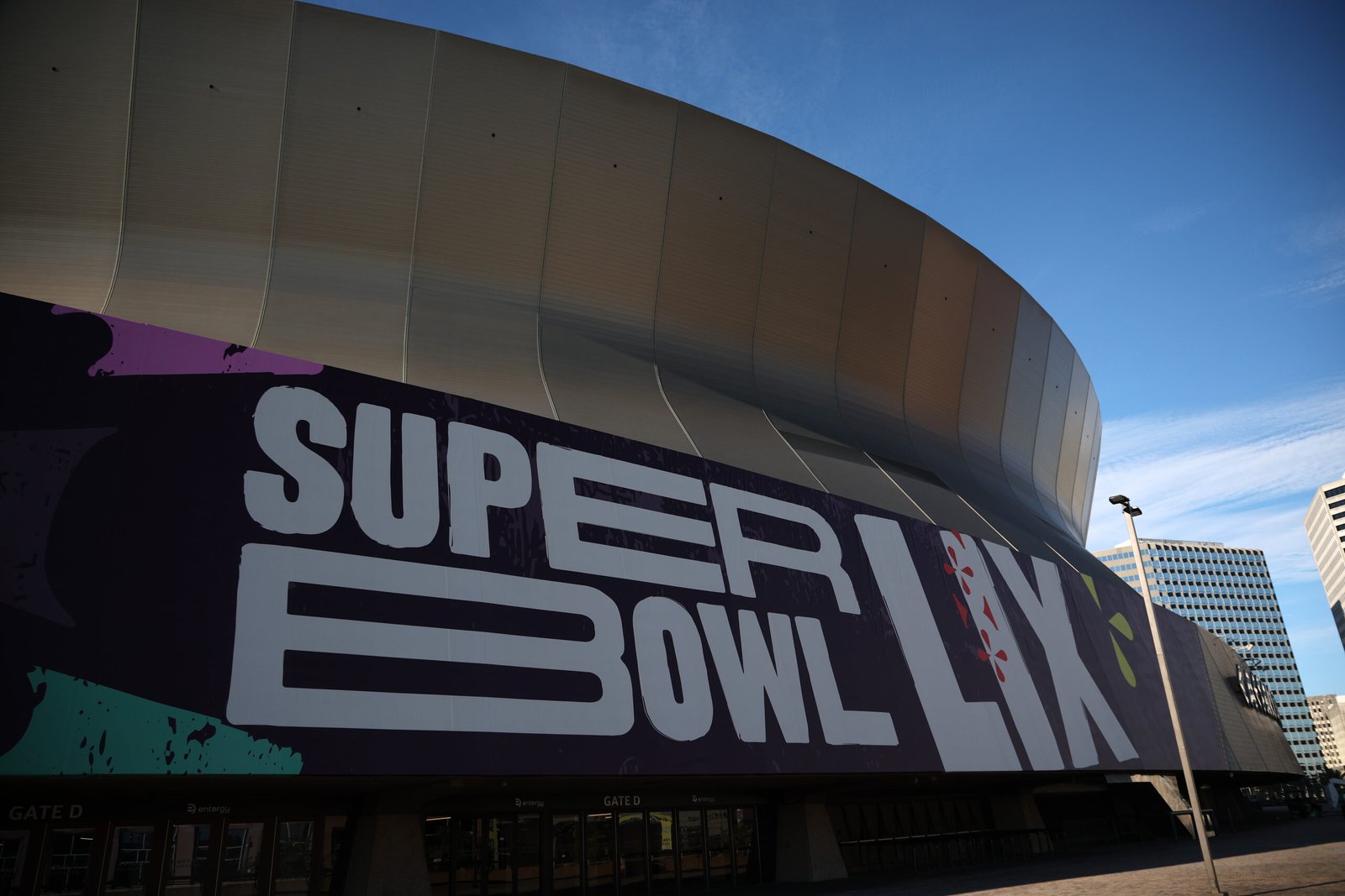 Nueva Orleans, Louisiana - 16 de enero: Caesars Superdome está preparado para el Super Bowl LIX en Caesars Superdome el 16 de enero de 2025 en Nueva Orleans, Louisiana. (Foto de Chris Grayhen/Getty Images)